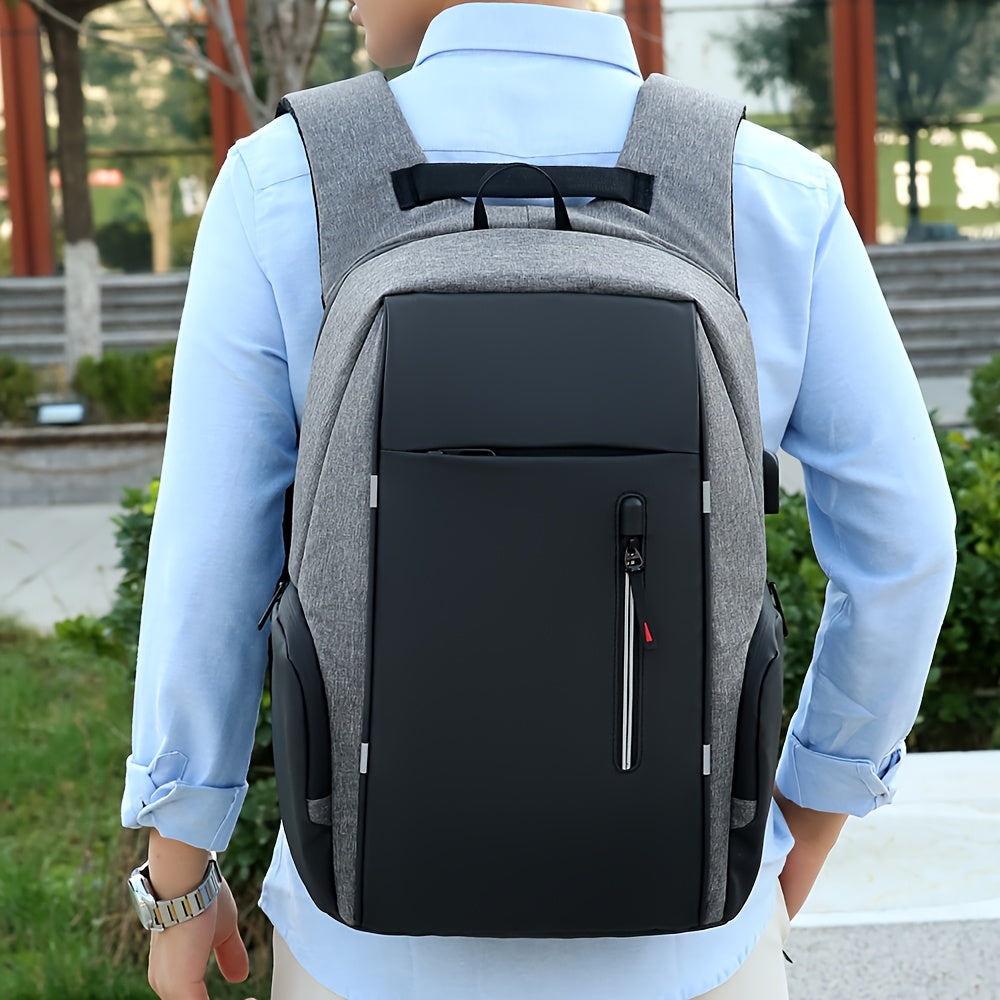 Men's Anti-theft Laptop Backpack, Travel Large Capacity Business Bag Shoulder Bag Hinoki Milano