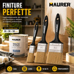 Set 3 Pennellesse Maurer 20-30-50 mm per Verniciatura Klondo