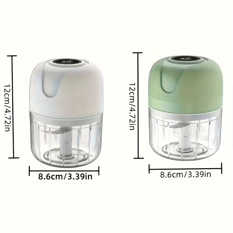 Mini Tritatutto Elettrico USB – Portatile, Impermeabile e Super Potente | 300ml Klondo