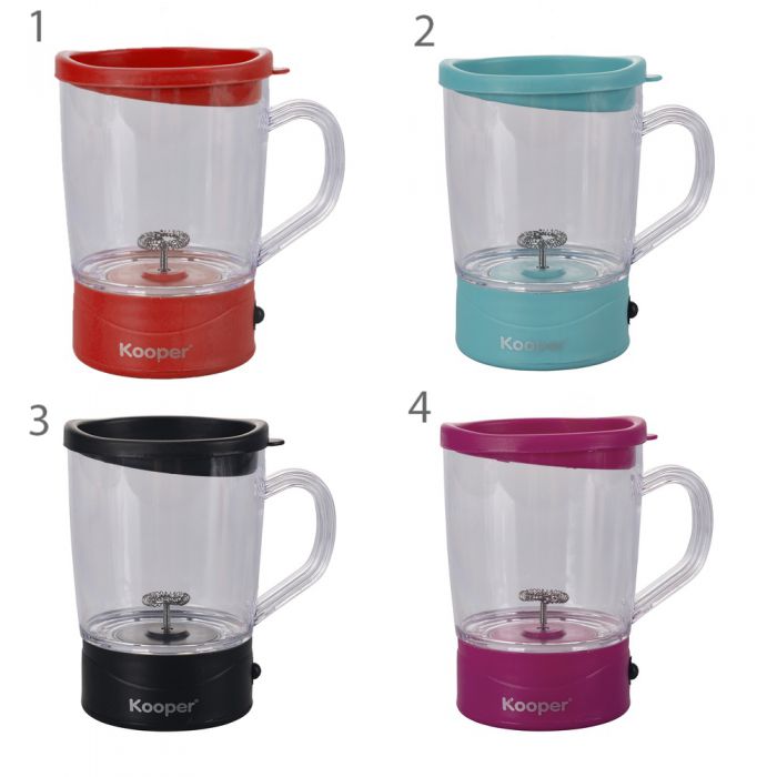 Cappuccinatore Kooper – Mini Frusta Elettrica Senza Fili, 3W Klondo