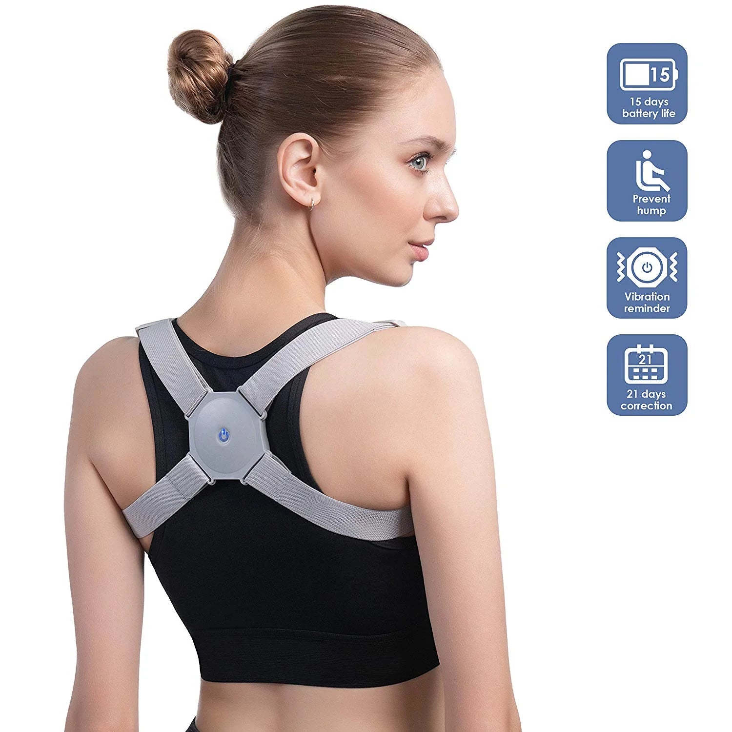 Smart Posture PRO – Correttore Intelligente con Sensore e Vibrazione Klondo
