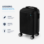 Mini Trolley Rigido con Ruote Rimovibili,  Bagaglio a Mano 40×26×20 cm con Serratura di Sicurezza Klondo
