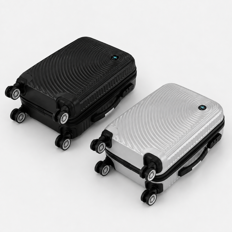 Mini Trolley Rigido con Ruote Rimovibili,  Bagaglio a Mano 40×26×20 cm con Serratura di Sicurezza Klondo