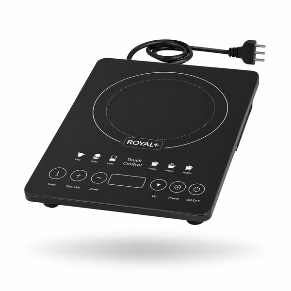 Piastra a Induzione 2500W Royalty Line – Piano Cottura Touch con 8 Funzioni Klondo