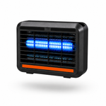 Lampada Antizanzare Elettrica UV Ricaricabile USB 6W con Base di Appoggio, Protezione per Interni ed Esterni Coperti Klondo