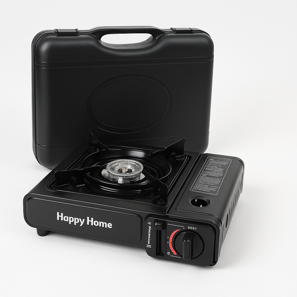 Fornello a gas portatile Happy Home - Con Valigetta Klondo