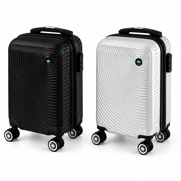 Mini Trolley Rigido con Ruote Rimovibili,  Bagaglio a Mano 40×26×20 cm con Serratura di Sicurezza Klondo