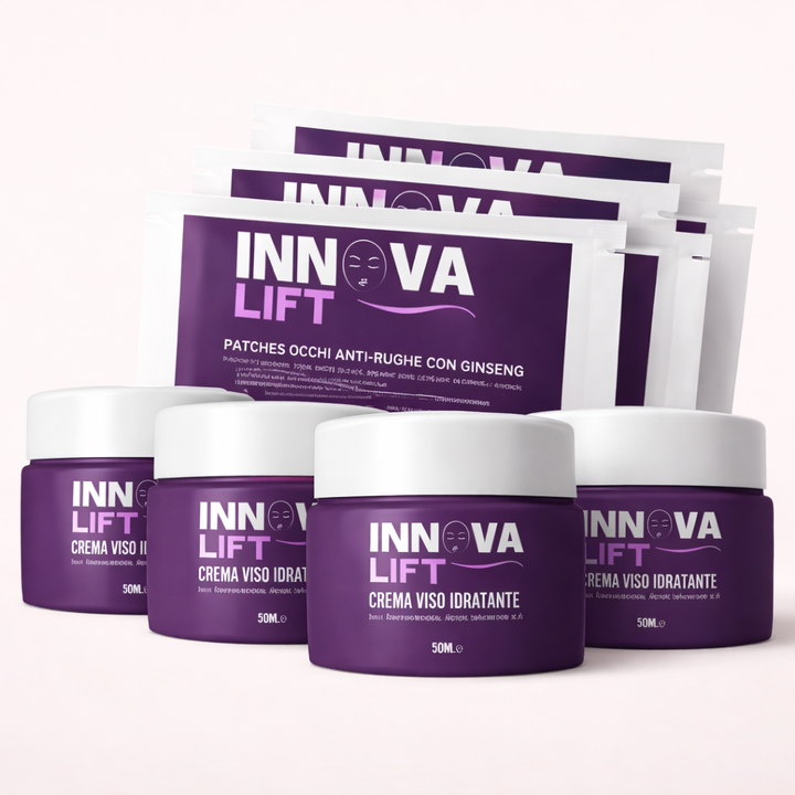 Innova Lift: 4 Creme Viso 50ml + 4 Patch Occhi in Regalo Klondo