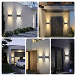 Lampada Solare da Parete Effetto luce Architetturale – con Sensore di Movimento Klondo