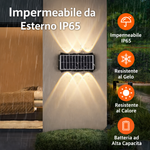 Lampada Solare da Parete Effetto luce Architetturale – con Sensore di Movimento Klondo