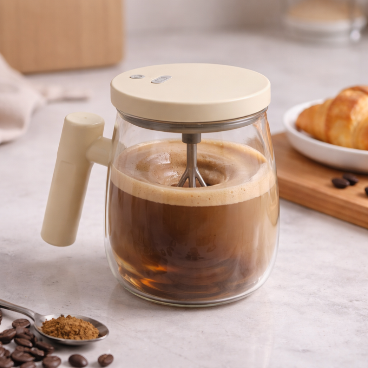 Tazza Elettrica Auto-Mescolante Portatile – Caffè, Latte e Tè Klondo