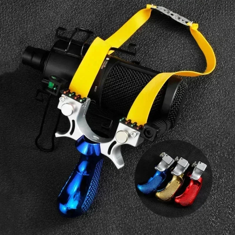 SYQT High Precision Shooting Package Slingshot Laser Precision Shooting Slingshot Outdoor Hunting Slingshot Catapult Hinoki Milano