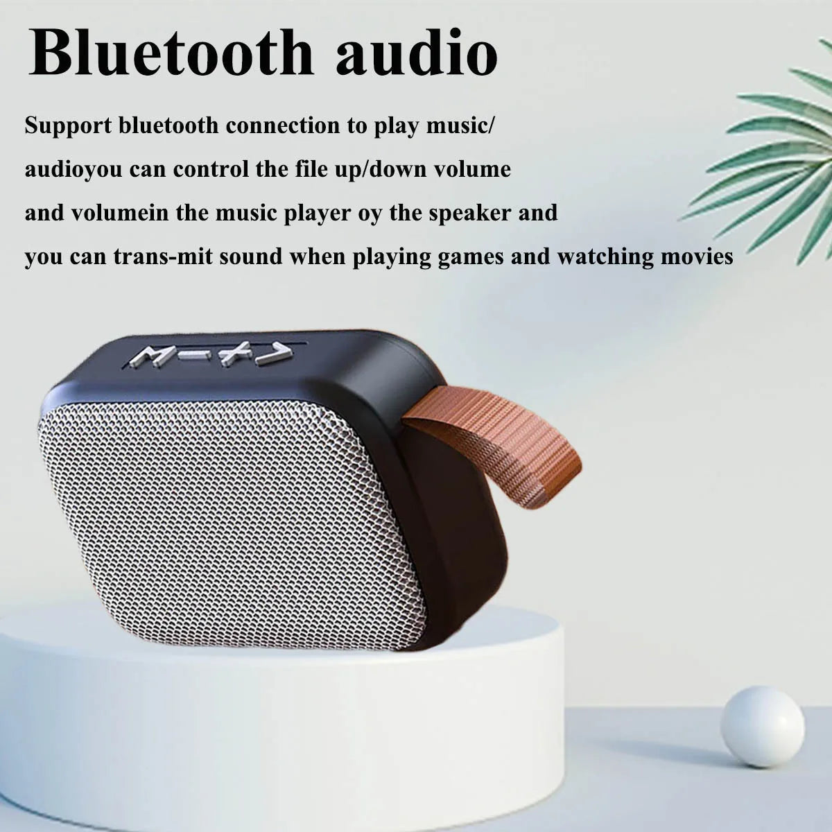 Portable Speakers Outdoor Bluetooth 5.0 Mini Oxford Loudspeaker Wireless Column 3D Stereo Music Player Surround Hifi sound Box Hinoki Milano