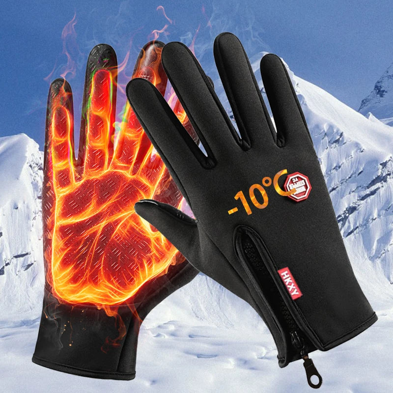 Winter Gloves For Men Women Touchscreen Warm Outdoor Cycling Driving Motorcycle Cold Gloves Windproof Non Slip Gloves Hinoki Milano