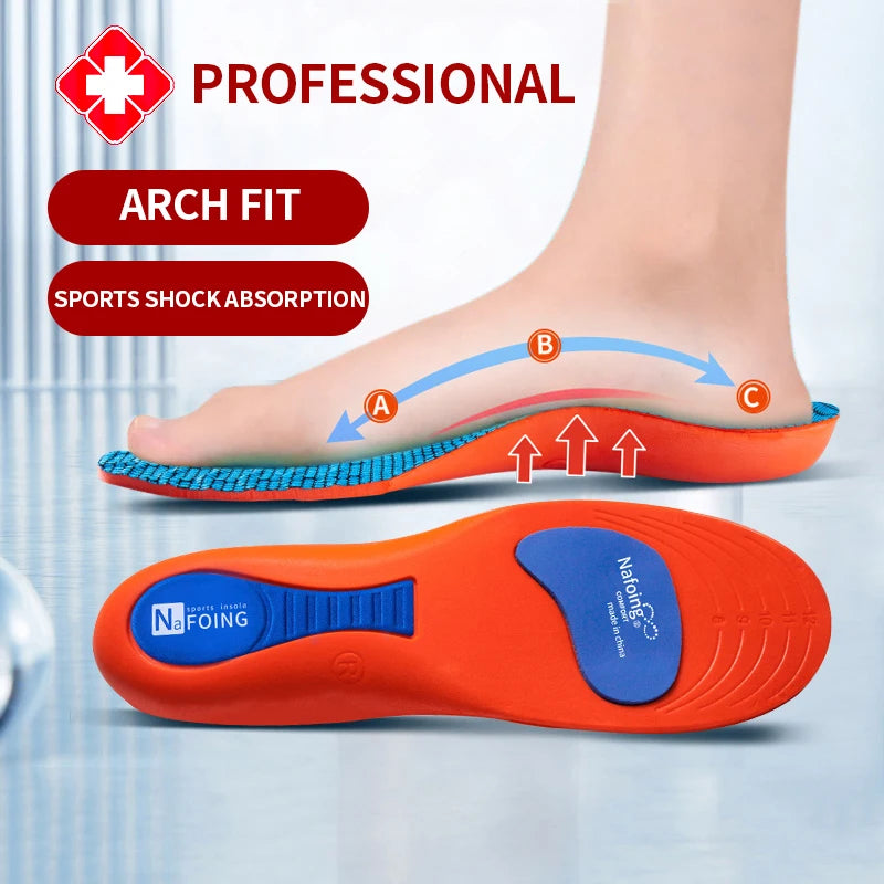 Sport Orthopedic Insoles for Feet Men Women EVA Breathable Shock Absorption Shoes Insole for Running Basketball Sport Care Pads Hinoki Milano