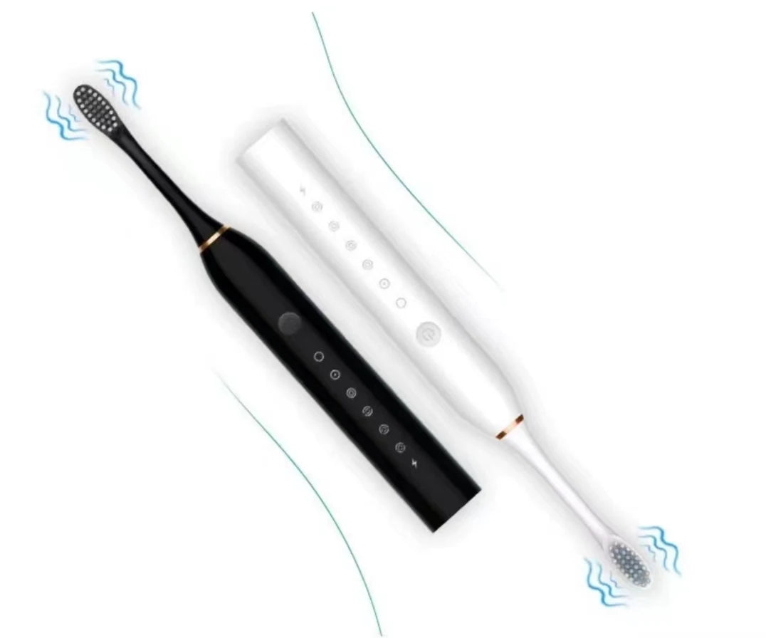 Sonic Electric Toothbrush for Adults IPX7 Waterproof DuPont Brush Head USB Rechargeable High Frequency Cleaning 6 Cleaning Modes Hinoki Milano