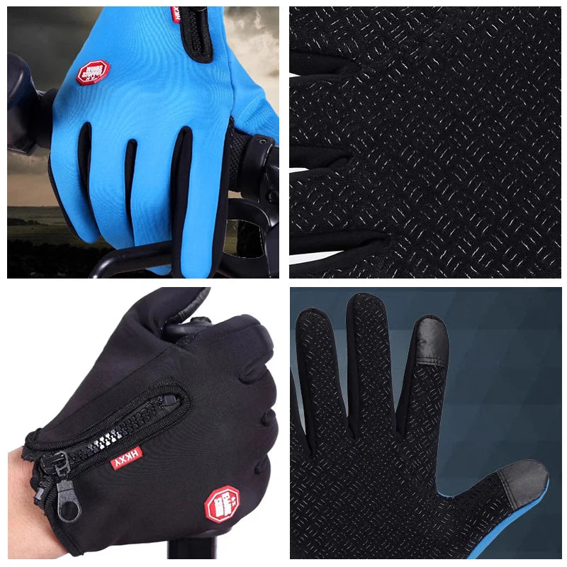 Winter Gloves For Men Women Touchscreen Warm Outdoor Cycling Driving Motorcycle Cold Gloves Windproof Non Slip Gloves Hinoki Milano