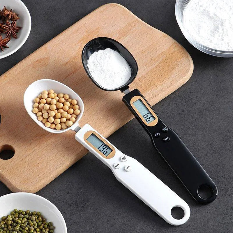 Mini Spoon Scale Digital Kitchen Scale Electronic LCD Food Scale 0.1-500g Cooking Flour Milk Coffee Powder Weight Measure Spoon Hinoki Milano