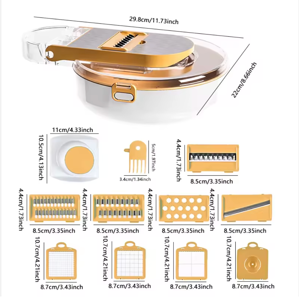 CutMaster 9 IN 1 - Tagliaverdure Multifunzione Klondo