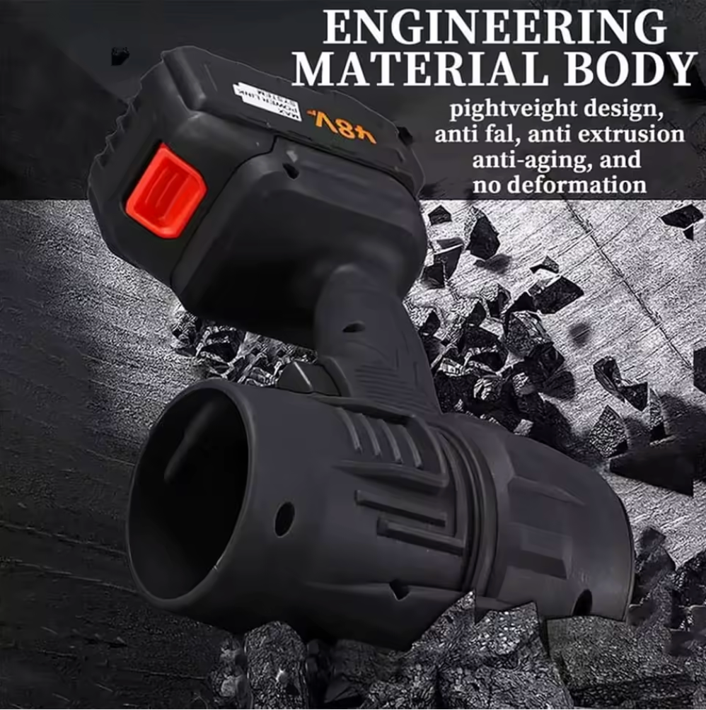 TurboBlow 48V – Soffiatore Ultra Potente con Doppia Batteria 3000mAh Klondo