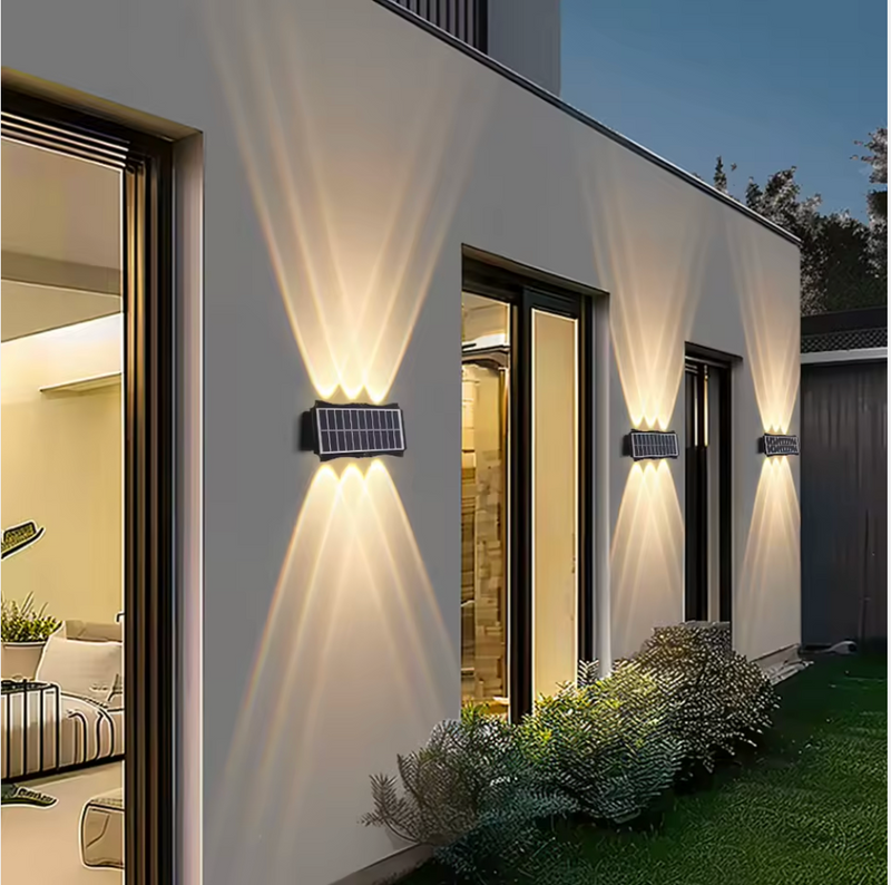 Lampada Solare da Parete Effetto luce Architetturale – con Sensore di Movimento Klondo