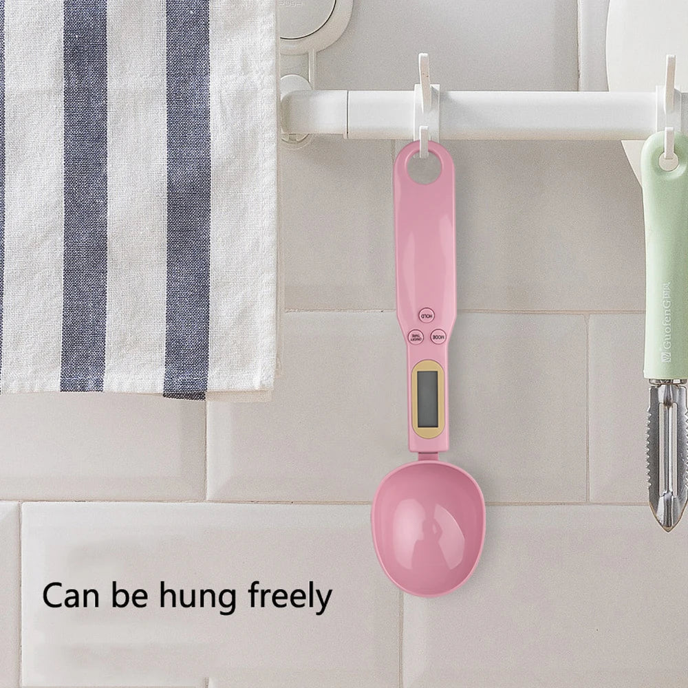 Mini Spoon Scale Digital Kitchen Scale Electronic LCD Food Scale 0.1-500g Cooking Flour Milk Coffee Powder Weight Measure Spoon Hinoki Milano