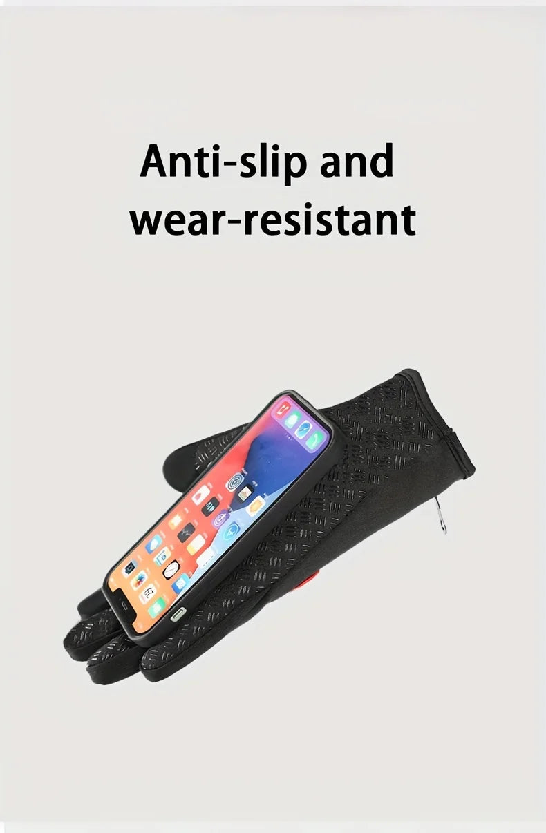 Winter Gloves For Men Women Touchscreen Warm Outdoor Cycling Driving Motorcycle Cold Gloves Windproof Non Slip Gloves Hinoki Milano