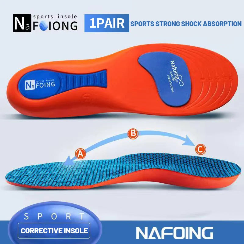 Sport Orthopedic Insoles for Feet Men Women EVA Breathable Shock Absorption Shoes Insole for Running Basketball Sport Care Pads Hinoki Milano