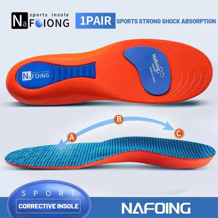 Sport Orthopedic Insoles for Feet Men Women EVA Breathable Shock Absorption Shoes Insole for Running Basketball Sport Care Pads Hinoki Milano