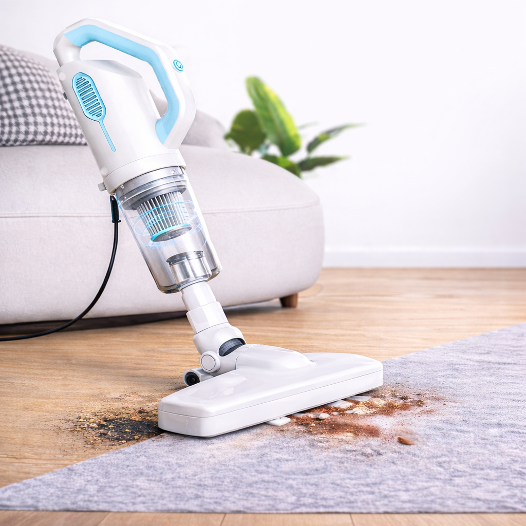 Aspirapolvere 12-in-1 Portatile e Verticale 800W – Ultra Leggero, Senza Sacco, con Accessori Multifunzione Klondo