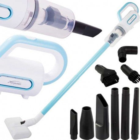 Aspirapolvere 12-in-1 Portatile e Verticale 800W – Ultra Leggero, Senza Sacco, con Accessori Multifunzione Klondo