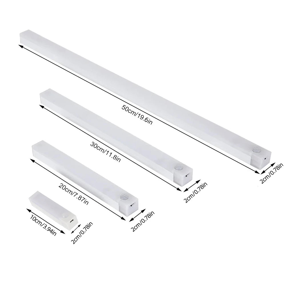 Wireless Rechargeable LED Night Lights Motion Sensor Lights Closet Kitchen Night Lights Bedroom Sensor Light Cabinet Stair Light Hinoki Milano