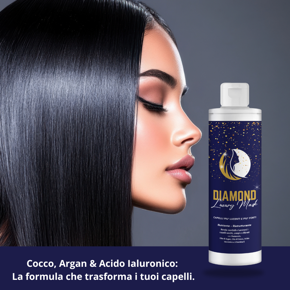 Diamond Luxury Mask - Maschera Capelli Lisciante Klondo