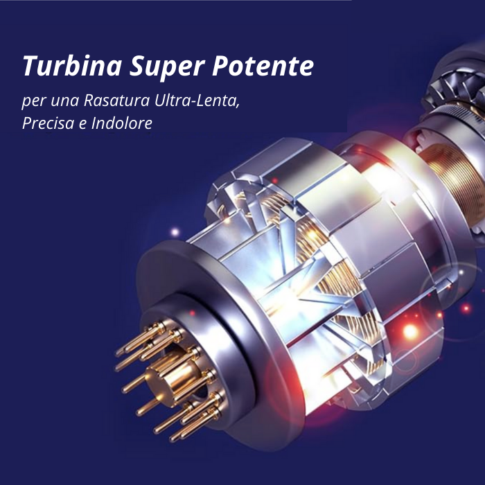 Mini Rasoio Elettrico Turbo - Portatile e Compatto Klondo