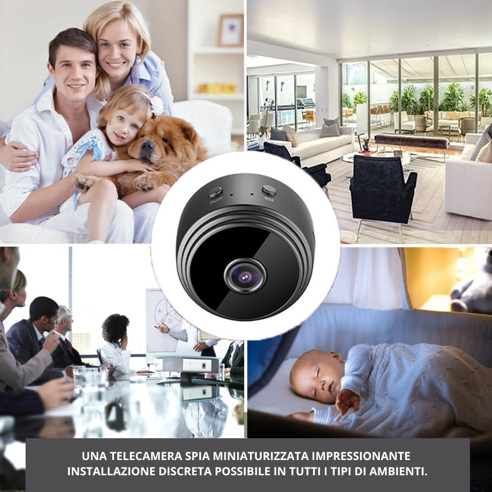 Micro Camera – Mini Telecamera WiFi Full HD 1080p Klondo