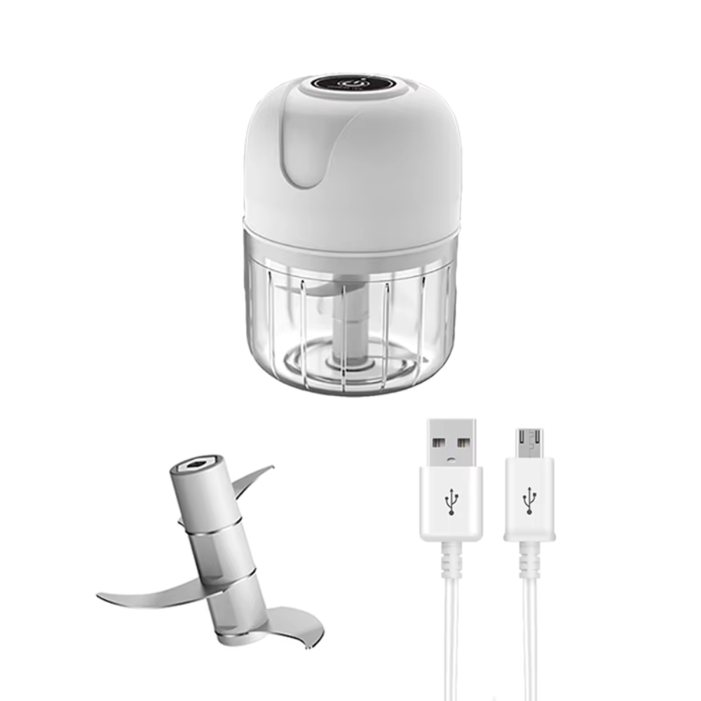 Mini Tritatutto Elettrico USB – Portatile, Impermeabile e Super Potente | 300ml Klondo