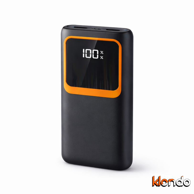 Power Bank 20000mAh Ricarica Rapida PD – Display LED, USB + Type-C, Super Fast Charger Klondo