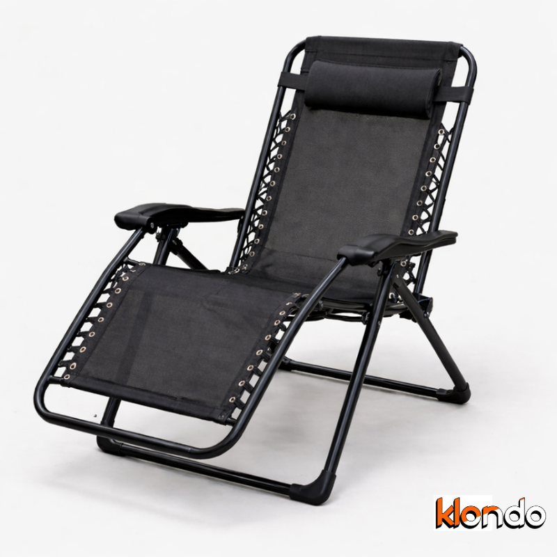Sedia Sdraio Relax Premium Reclinabile – Struttura Rinforzata e Massimo Comfort Klondo