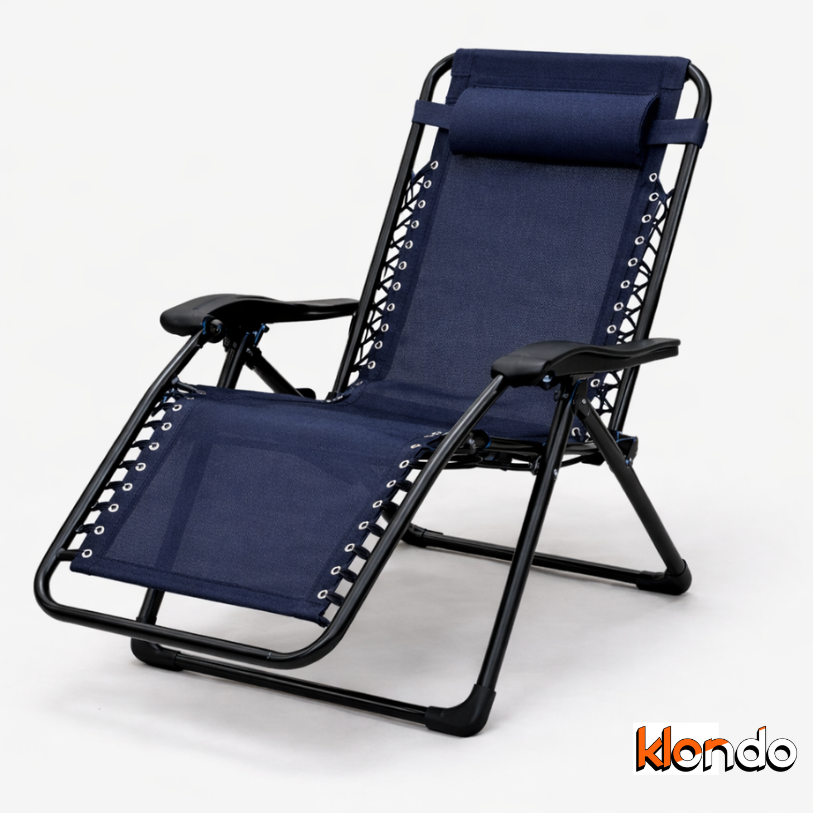Sedia Sdraio Relax Premium Reclinabile – Struttura Rinforzata e Massimo Comfort Klondo