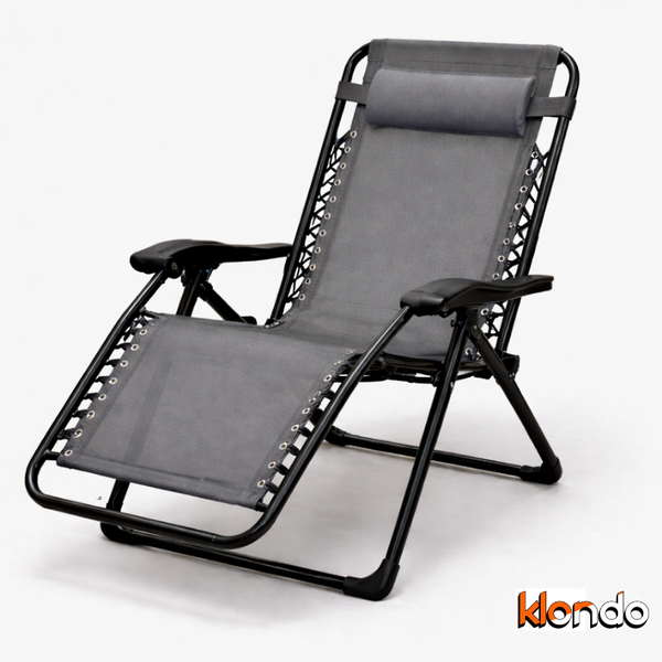 Sedia Sdraio Relax Premium Reclinabile – Struttura Rinforzata e Massimo Comfort Klondo