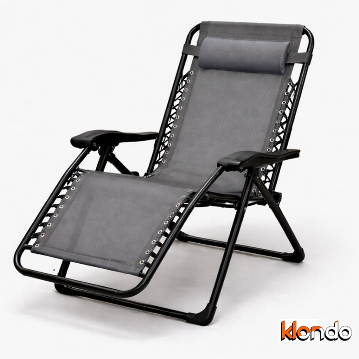 Sedia Sdraio Relax Premium Reclinabile – Struttura Rinforzata e Massimo Comfort Klondo