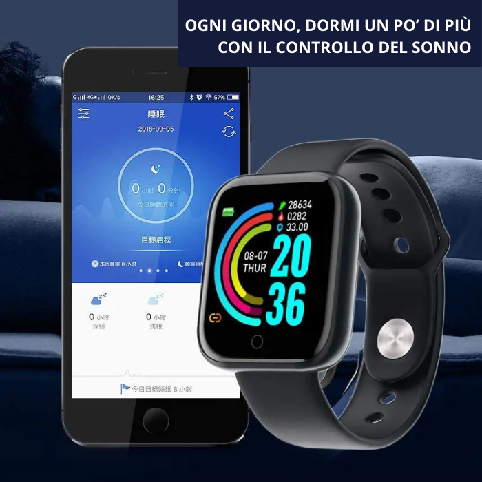 Smart Watch Macaron – Orologio Intelligente Economico Fitness & Benessere Klondo