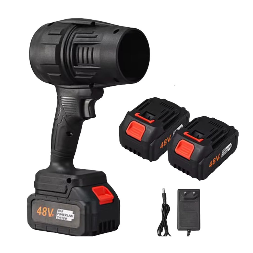 TurboBlow 48V – Soffiatore Ultra Potente con Doppia Batteria 3000mAh Klondo