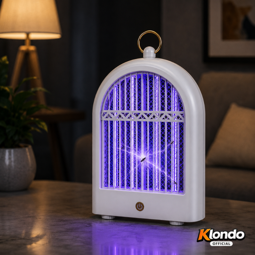 Lampada Antizanzare Elettrica USB – Killer Mosquito LED Silenzioso da Interno e Esterno Klondo