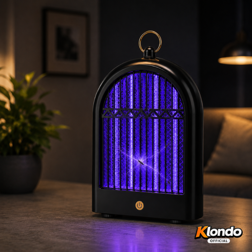 Lampada Antizanzare Elettrica USB – Killer Mosquito LED Silenzioso da Interno e Esterno Klondo